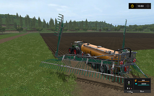 画像ギャラリー No.016のサムネイル画像 / 「Farming Simulator 17」のプレイレポート。忠実に再現された農業や酪農，そして林業を心ゆくまで体験。もちろん，カッコイイ農業機械も乗り回せるのだ