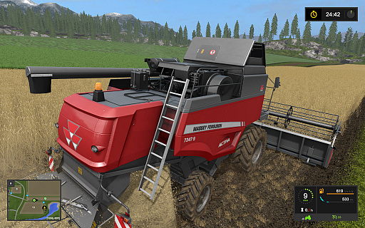 画像ギャラリー No.025のサムネイル画像 / 「Farming Simulator 17」のプレイレポート。忠実に再現された農業や酪農，そして林業を心ゆくまで体験。もちろん，カッコイイ農業機械も乗り回せるのだ