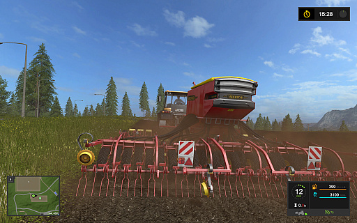 画像ギャラリー No.026のサムネイル画像 / 「Farming Simulator 17」のプレイレポート。忠実に再現された農業や酪農，そして林業を心ゆくまで体験。もちろん，カッコイイ農業機械も乗り回せるのだ