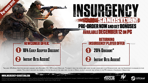 画像ギャラリー No.007のサムネイル画像 / リアル志向のタクティカルFPS「Insurgency: Sandstorm」，12月12日のサービス開始に向けて予約受付を開始。今週末はオープンβテストも実施
