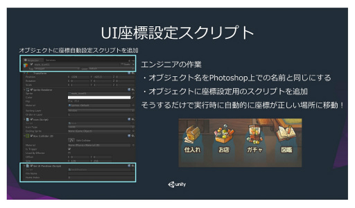 画像ギャラリー No.009のサムネイル画像 / ［Unite 2016］Unityの豊富な情報を活用し，スピード感ある開発を。「『昭和駄菓子屋物語2』開発物語。〜カジュアル放置ゲームでのUnityの使い方〜」聴講レポート