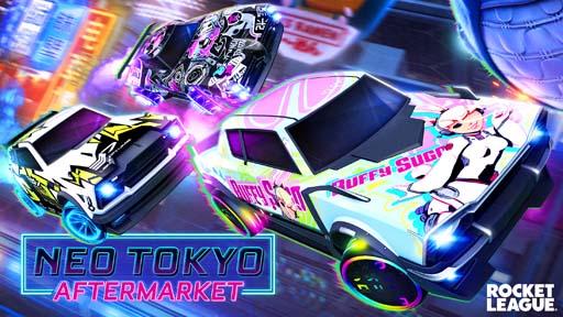 画像ギャラリー No.001のサムネイル画像 / 「ロケットリーグ」，チューナーショップがデザインしたデカールパック“NEO TOKYO：Aftermarket”がスタート