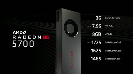 画像ギャラリー No.004のサムネイル画像 / 【速報】AMD，Navi世代のGPU「Radeon RX 5700 XT」と「Radeon RX 5700」を正式発表
