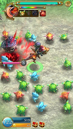 画像ギャラリー No.004のサムネイル画像 / マーベラスの新作アプリ「スマッシュドラグーン」は“リング”がキモになる!?　テストバージョンのプレイレポートをお届け