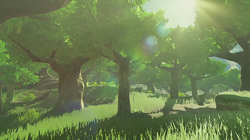 画像ギャラリー No.003のサムネイル画像 / 「ゼルダの伝説 ブレス オブ ザ ワイルド」の第2弾トレイラーが公開。美しい大自然や戦闘シーン，女性と思しきキャラの姿も確認できる