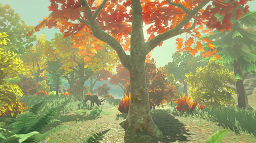 画像ギャラリー No.004のサムネイル画像 / 「ゼルダの伝説 ブレス オブ ザ ワイルド」の第2弾トレイラーが公開。美しい大自然や戦闘シーン，女性と思しきキャラの姿も確認できる