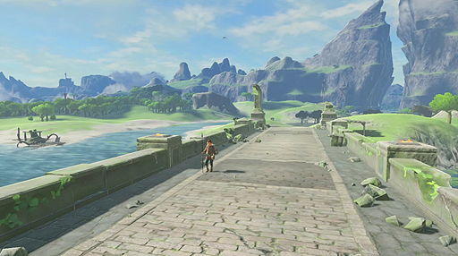 画像ギャラリー No.005のサムネイル画像 / 「ゼルダの伝説 ブレス オブ ザ ワイルド」の第2弾トレイラーが公開。美しい大自然や戦闘シーン，女性と思しきキャラの姿も確認できる