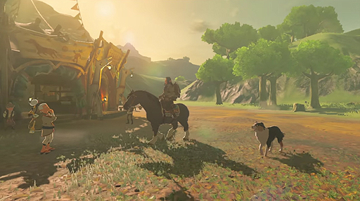 画像ギャラリー No.007のサムネイル画像 / 「ゼルダの伝説 ブレス オブ ザ ワイルド」の第2弾トレイラーが公開。美しい大自然や戦闘シーン，女性と思しきキャラの姿も確認できる