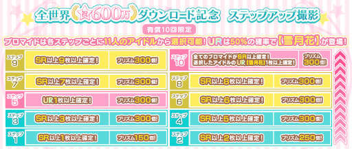 画像ギャラリー No.005のサムネイル画像 / 「うたの☆プリンスさまっ♪ Shining Live」，“全世界600万ダウンロード記念キャンペーン”を開催中