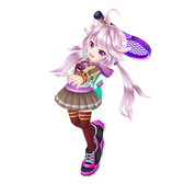 画像ギャラリー No.005のサムネイル画像 / 「白猫テニス」，竜王女争奪オープン版のメアとハルカがキャラガチャに追加
