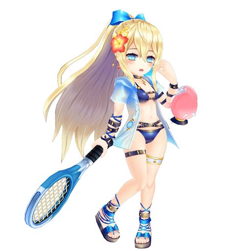 画像ギャラリー No.004のサムネイル画像 / 「白猫テニス」，“白波ガールズ~白波リルテット編~★5フェスガチャ”開催中