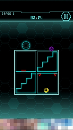 画像ギャラリー No.005のサムネイル画像 / 部屋を回転させてゴールを目指すパズルゲーム「CUBE 360°〜想像力×知能×反射神経〜」を紹介する「（ほぼ）日刊スマホゲーム通信」第1126回