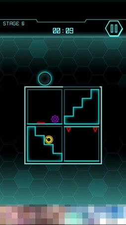 画像ギャラリー No.006のサムネイル画像 / 部屋を回転させてゴールを目指すパズルゲーム「CUBE 360°〜想像力×知能×反射神経〜」を紹介する「（ほぼ）日刊スマホゲーム通信」第1126回