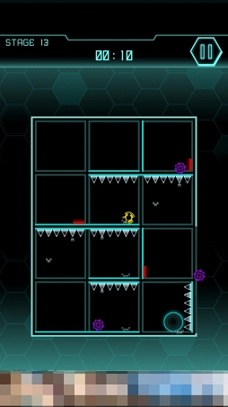 画像ギャラリー No.009のサムネイル画像 / 部屋を回転させてゴールを目指すパズルゲーム「CUBE 360°〜想像力×知能×反射神経〜」を紹介する「（ほぼ）日刊スマホゲーム通信」第1126回