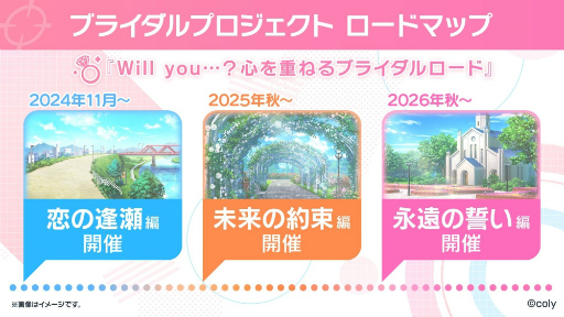 画像ギャラリー No.003のサムネイル画像 / スタマイ10周年まで続く新たなイベントシリーズ「ブライダルプロジェクト」始動！　「スタンドマイヒーローズ」8周年感謝祭レポート