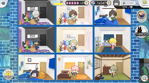 画像ギャラリー No.023のサムネイル画像 / ツキプロのアイドル達が大集合。LIVE＆育成ゲーム「ツキノパラダイス。」の配信がスタート
