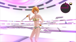 画像ギャラリー No.005のサムネイル画像 / PS Vita版「AKIBA’S BEAT」，初回封入特典の追加衣装「水着」を公開。一部ダウンロードコンテンツの無料開放も