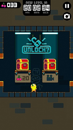 画像ギャラリー No.008のサムネイル画像 / レトロなグラフィックスのクライミングアクションゲーム「Leap Day」を紹介する「（ほぼ）日刊スマホゲーム通信」第1156回