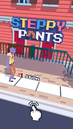 画像ギャラリー No.002のサムネイル画像 / ゾンビの天敵は溝？　iOS向けカジュアルゲーム「Steppy Pants」を紹介する「（ほぼ）日刊スマホゲーム通信」第1158回