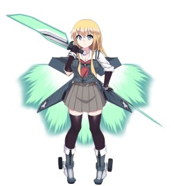 画像ギャラリー No.006のサムネイル画像 / 「萌え萌え2次大戦（略）3」，アメリカの鋼の乙女「超進化バージョン」を公開