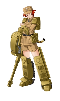 画像ギャラリー No.002のサムネイル画像 / 「萌え萌え2次大戦（略）3」，前作登場の鋼の乙女「超進化バージョン」を公開