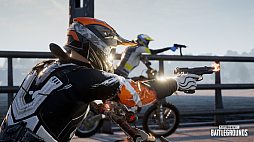 画像ギャラリー No.004のサムネイル画像 / PC版「PUBG」に1人乗り用のダートバイクと，運転中に射撃できる新システム“ドライバーシューティングシステム”が実装