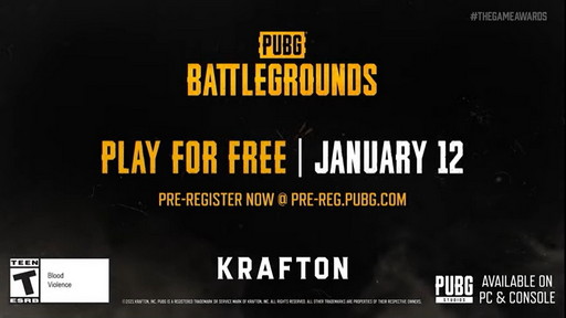 画像ギャラリー No.005のサムネイル画像 / 「PUBG: BATTLEGROUNDS」，2022年1月12日より基本プレイ無料に