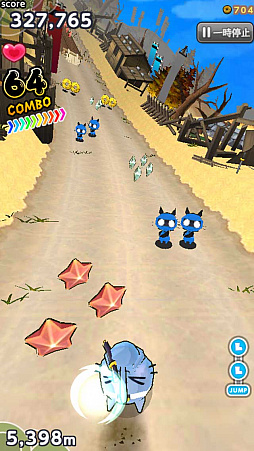 画像ギャラリー No.003のサムネイル画像 / 転がる猫を操るカジュアルアクション「ゴロニャ！」の事前登録が開始