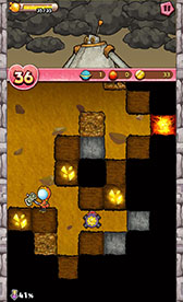 画像ギャラリー No.004のサムネイル画像 / 「moon」のクリエイターによる穴掘りアクション。「ルナたん 〜巨人ルナと地底探検〜」を紹介する「(ほぼ)日刊スマホゲーム通信」第1272回