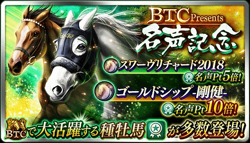 画像ギャラリー No.002のサムネイル画像 / 「ダビマス」，イベント「ブリーダーズチームチャンピオンシップ」と抽選会「名声記念」が開催