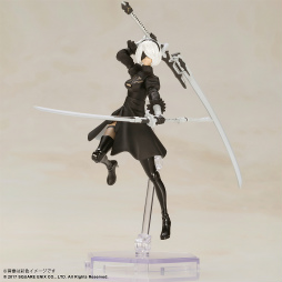 画像ギャラリー No.004のサムネイル画像 / 「NieR：Automata」，2B（ヨルハ二号B型）＆9S（ヨルハ九号S型）の組立式プラスチックモデルキットを10月下旬に発売予定