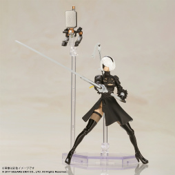 画像ギャラリー No.005のサムネイル画像 / 「NieR：Automata」，2B（ヨルハ二号B型）＆9S（ヨルハ九号S型）の組立式プラスチックモデルキットを10月下旬に発売予定