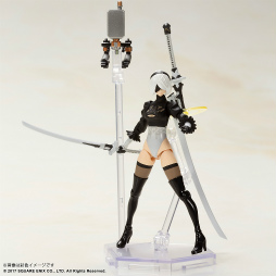 画像ギャラリー No.006のサムネイル画像 / 「NieR：Automata」，2B（ヨルハ二号B型）＆9S（ヨルハ九号S型）の組立式プラスチックモデルキットを10月下旬に発売予定