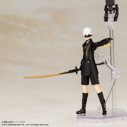 画像ギャラリー No.009のサムネイル画像 / 「NieR：Automata」，2B（ヨルハ二号B型）＆9S（ヨルハ九号S型）の組立式プラスチックモデルキットを10月下旬に発売予定