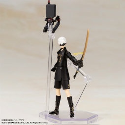 画像ギャラリー No.013のサムネイル画像 / 「NieR：Automata」，2B（ヨルハ二号B型）＆9S（ヨルハ九号S型）の組立式プラスチックモデルキットを10月下旬に発売予定