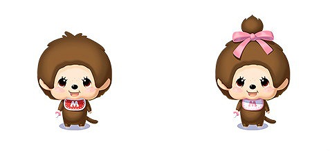 画像ギャラリー No.002のサムネイル画像 / 「LINE タッチモンチー」，「モンチッチ」とのコラボが本日開始