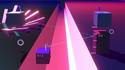 画像ギャラリー No.001のサムネイル画像 / インフォグラフィックで描かれた世界が舞台のパズルアクション「Metrico+」が配信