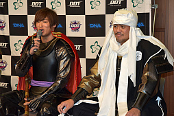 画像ギャラリー No.013のサムネイル画像 / プロレス（に）戦国時代到来！飯伏選手らが信長に扮して戦う「信長の野望」×「DDTプロレスリング」戦国武将マッチとはいかに