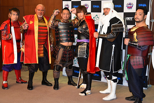 画像ギャラリー No.016のサムネイル画像 / プロレス（に）戦国時代到来！飯伏選手らが信長に扮して戦う「信長の野望」×「DDTプロレスリング」戦国武将マッチとはいかに