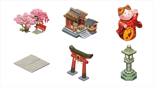 画像ギャラリー No.002のサムネイル画像 / 「恋する胸キュン牧場」，「秋の桜まつり」開催。デコセットに「秋の庭」が新登場