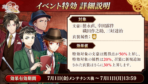 画像ギャラリー No.002のサムネイル画像 / 「文豪とアルケミスト」，調査任務“館長のとある回顧談”を開催中