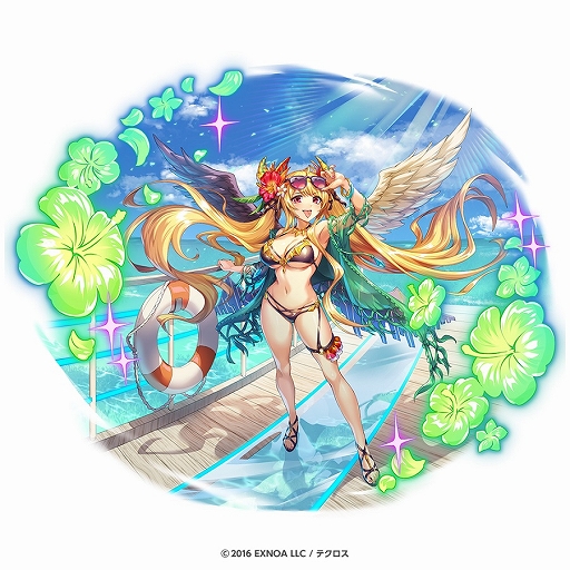 画像ギャラリー No.003のサムネイル画像 / 「神姫PROJECT A」，期間限定でサタンとニケが水着姿で登場。イベント限定水着神姫が手に入るレイドイベントも開催中