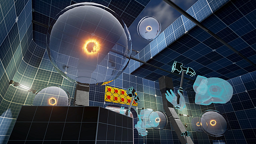 画像ギャラリー No.005のサムネイル画像 / 本日リリースのVR脱出ゲーム「エニグマスフィア〜透明球の謎」のプレイレポート。Oculus Touchによる細やかな手の動きと，協力プレイの楽しさが特徴