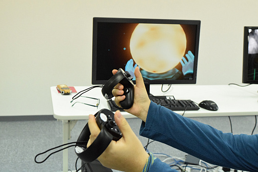 画像ギャラリー No.011のサムネイル画像 / 本日リリースのVR脱出ゲーム「エニグマスフィア〜透明球の謎」のプレイレポート。Oculus Touchによる細やかな手の動きと，協力プレイの楽しさが特徴
