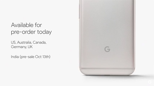 画像ギャラリー No.011のサムネイル画像 / Google，新世代スマートフォン「Pixel」を発表
