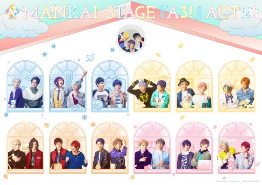 画像ギャラリー No.001のサムネイル画像 / 「MANKAI STAGE『A3！』〜Four Seasons LIVE 2024〜」，10月から11月にかけて開催決定。2025年にはACT3！シリーズの最新公演も