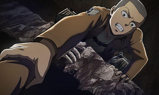 画像ギャラリー No.004のサムネイル画像 / 「進撃の巨人 死地からの脱出」，イベントスチルや物語のワンシーンが公開。巨人に対応するシステム「バトルアクト」の情報も