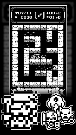 画像ギャラリー No.003のサムネイル画像 / ドット絵のシンプルなローグライクゲーム「1ビットローグ」が配信スタート