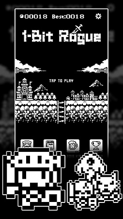 画像ギャラリー No.004のサムネイル画像 / ドット絵のシンプルなローグライクゲーム「1ビットローグ」が配信スタート