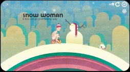 画像ギャラリー No.003のサムネイル画像 / ほぼ裸の男が自転車で駆け抜ける。iOS向けアクションゲーム「Icycle: On Thin Ice」を紹介する「（ほぼ）日刊スマホゲーム通信」第1262回
